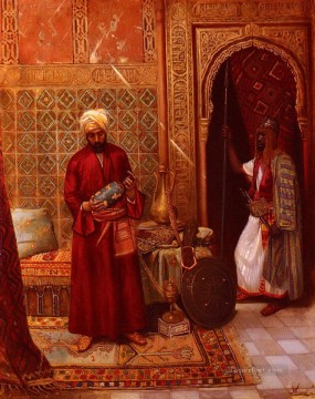 Nueva adquisición Ludwig Deutsch Orientalismo Árabe Pinturas al óleo